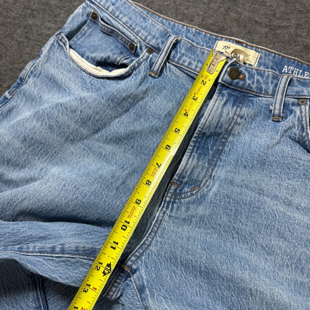Madewell Athletic 1991 Straight Jeans Mens 36x30 (35x26) Light Wash Denim - Picture 9 of 11